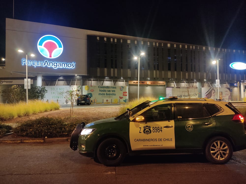En patrullaje preventivo Carabineros detiene a cuatro sujetos por robo ...